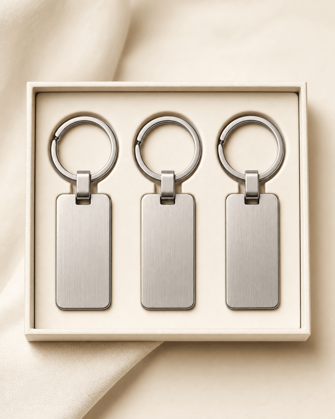 Metal Keychain Set (Pack of 3)
